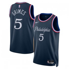 Maillot Basket Homme Philadelphia 76ers Quentin Grimes 2025-26 Nike City Edition Navy Swingman